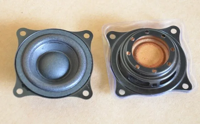 2 шт./упак. 2.25 дюймов Колонки тон рог Auxiliary Bass radiator louderspeaker с хорошим аудио |
