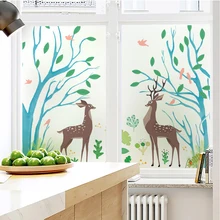 Витражная пленка на окно, матовая непрозрачная стеклянная наклейка, домашний декор, цифровая печать, BLT1643, сказки Гримм