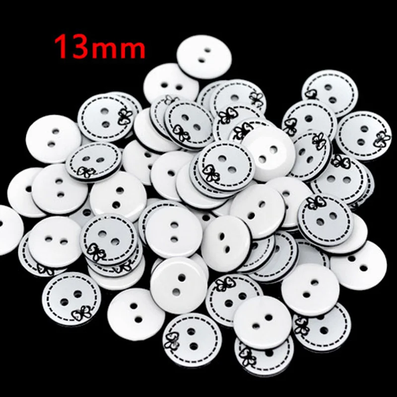 LF 100pcs Mixed Resin Sewing Buttons For Cloth Flatback Cabochon Scrapbooking Crafts Knopf Bouton Decor Diy Accessories | Дом и сад