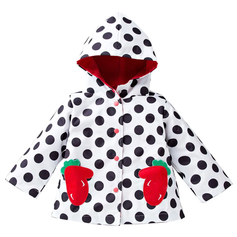 KEAIYOUHUO/куртки для девочек; модная детская ветровка с капюшоном; куртка для девочек; пальто; одежда для детей; Верхняя одежда с длинными рукавами для малышей