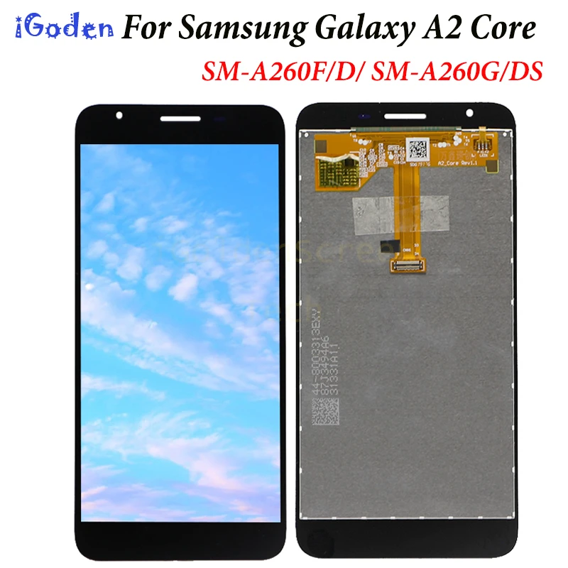 5 0 'для samsung A2 Core A260 ЖК-дисплей с сенсорным экраном дигитайзер сборка Замена для