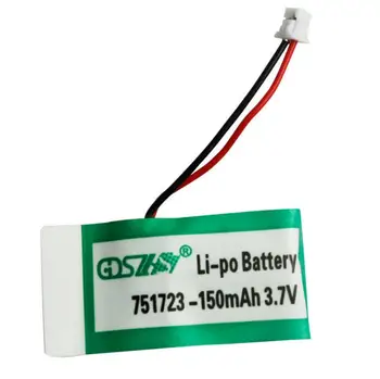 

10pcs brand lipo battery 3.7v 150mah 25c 1s lipo JR plug 30c for mini rc quadrocopter kit airplane Remote control model aircraft