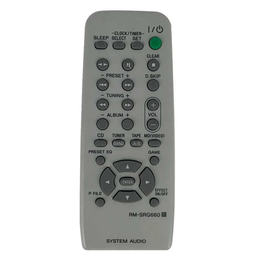

Used Original FOR SONY RM-SRG660 Hi-Fi System Remote For MHC-RG330 MHC-RG440S