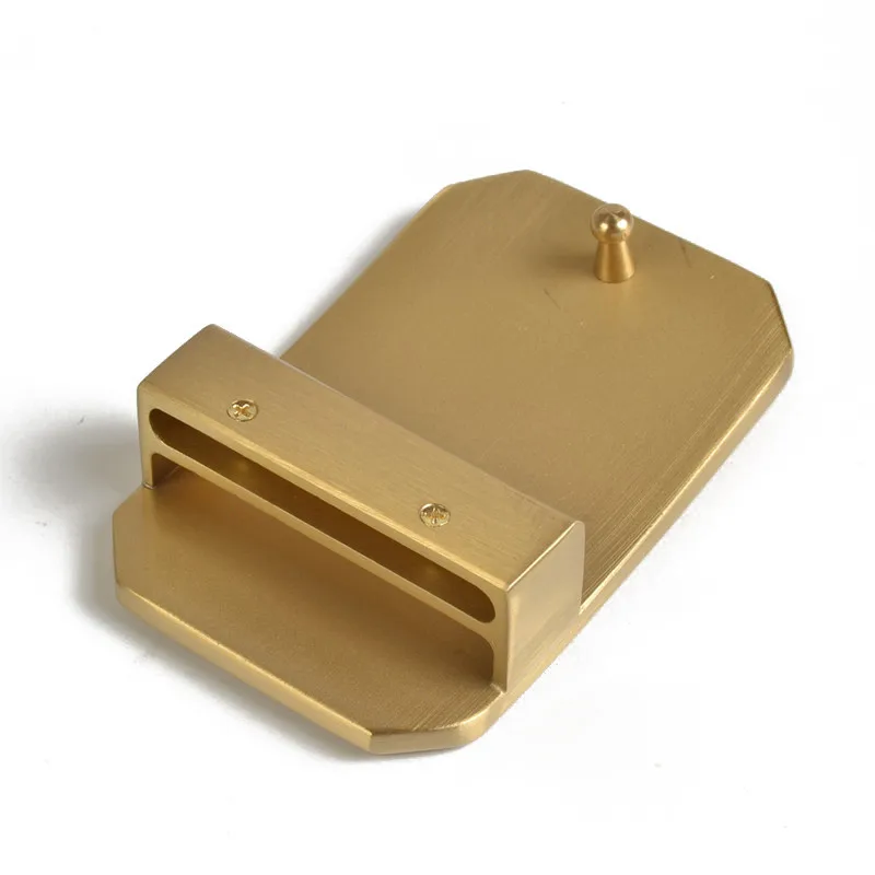 High quality Men's Belt Buckle 100 solid brass belt buckles Rectangle