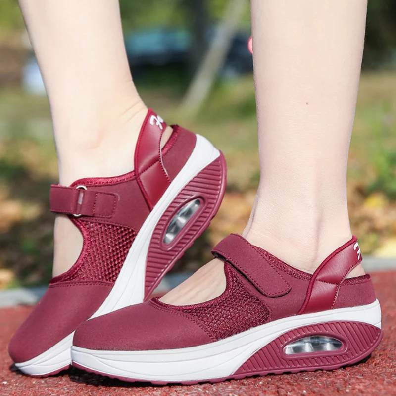 women's platform casual shoes
