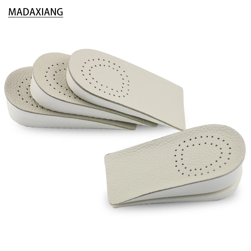 

Increased insole in the leather leather men's women's rear half pad half yard pad grinding foot heel pad