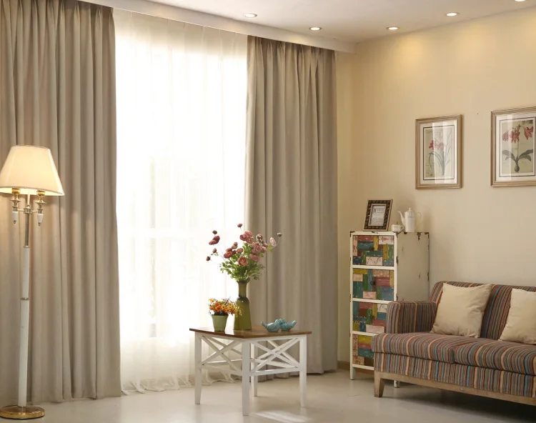 alta calidad de algodn de lino alto blackout ventana cortinas para ropa de cama sala bule color caf valance cortinas en cortinas de casa y jardn en - Cortinas Lino alta calidad de algodn de lino alto blackout ventana cortinas para ropa de cama sala bule color caf valance cortinas en cortinas de casa y jardn en - Cortinas Lino