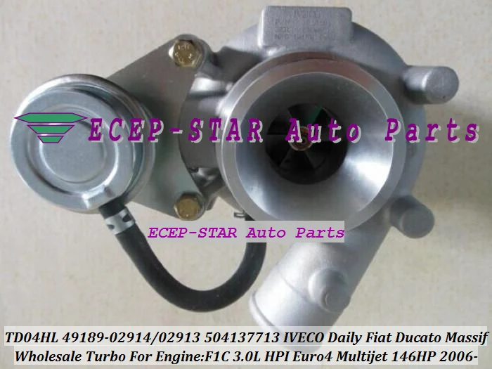 TD04 TD04HL 49189-02914 49189-02913 504137713 504340177 Turbo Turbocharger For IVECO Daily Fiat Ducato Massif 2006- 3.0L HPI F1C 146HP- (1)