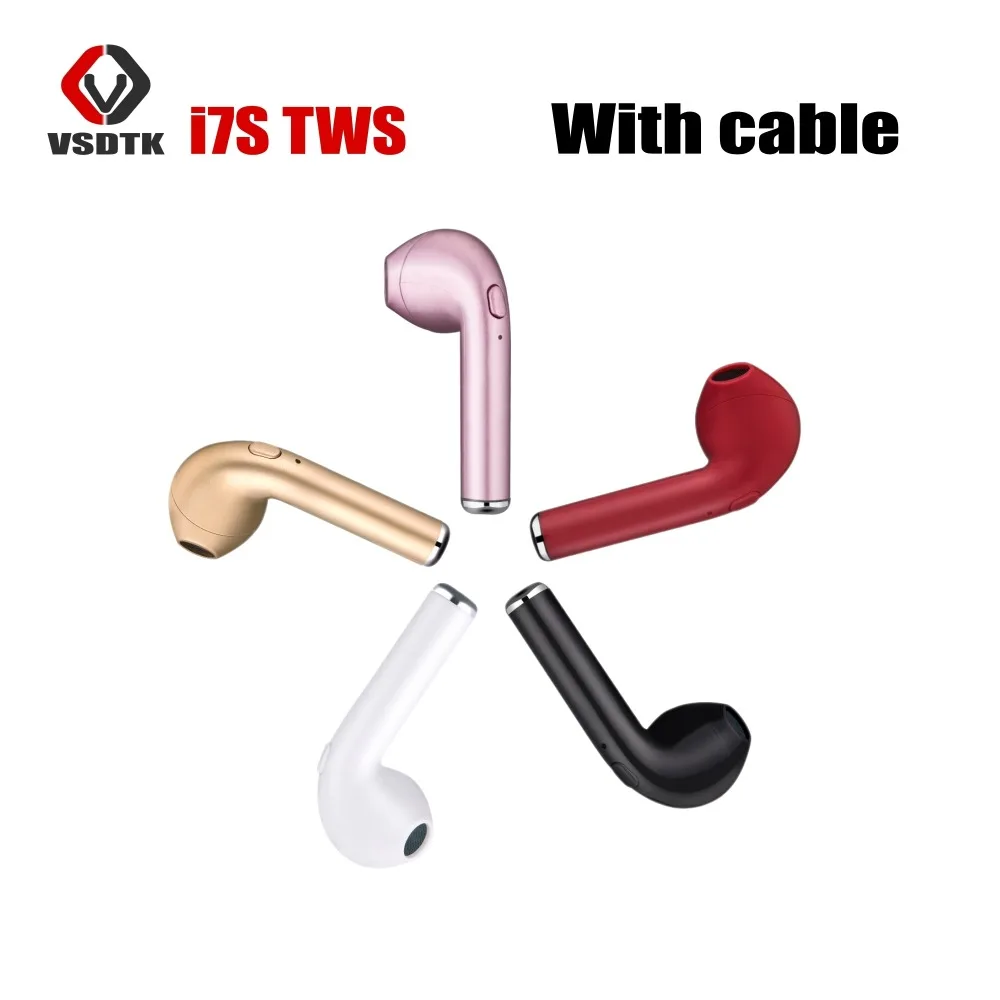 I7s tws Bluetooth earphonea беспроводные наушники портативная гарнитура телефон наушники Handsfree с микрофоном для xiaomi iPhone XR 8 7 Android