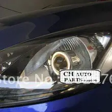 Мазда 2 Ангел глаз фара в сборке, со злом глаз и BI-XENON проектор