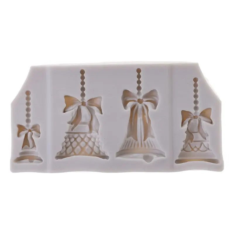 

1 pcs High quality Christmas Xmas Bell Silicone Cake Fondant Chocolate Sugarcraft Soap Mould Mold