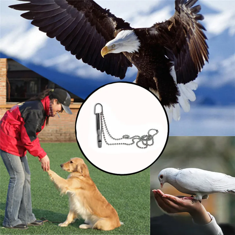 Pet Dog Training Whistle Ultrasonic Cat Bird Clicker Bark Control