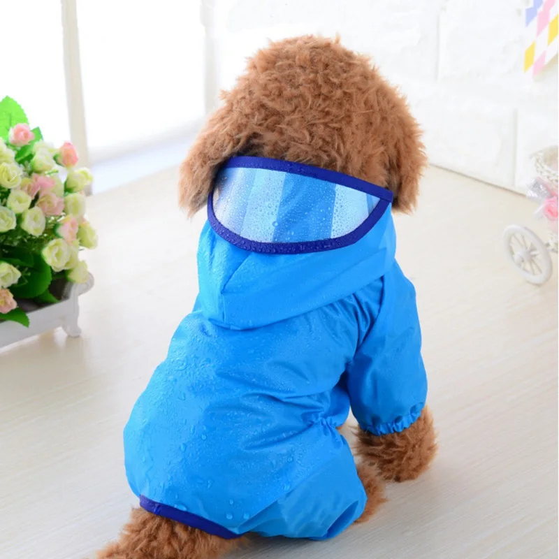 

2019 New Pet Dog Raincoats Waterproof Clothes For Small Dogs Chihuahua Pug Clothing Dog Raincoat Poncho Puppy Rain Jacket