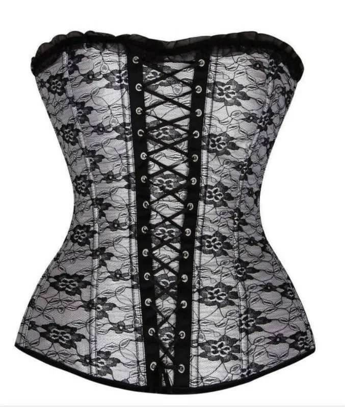 Женский корсет бюстье с косточками|overbust corset|corset bustiercorset bustier tops |