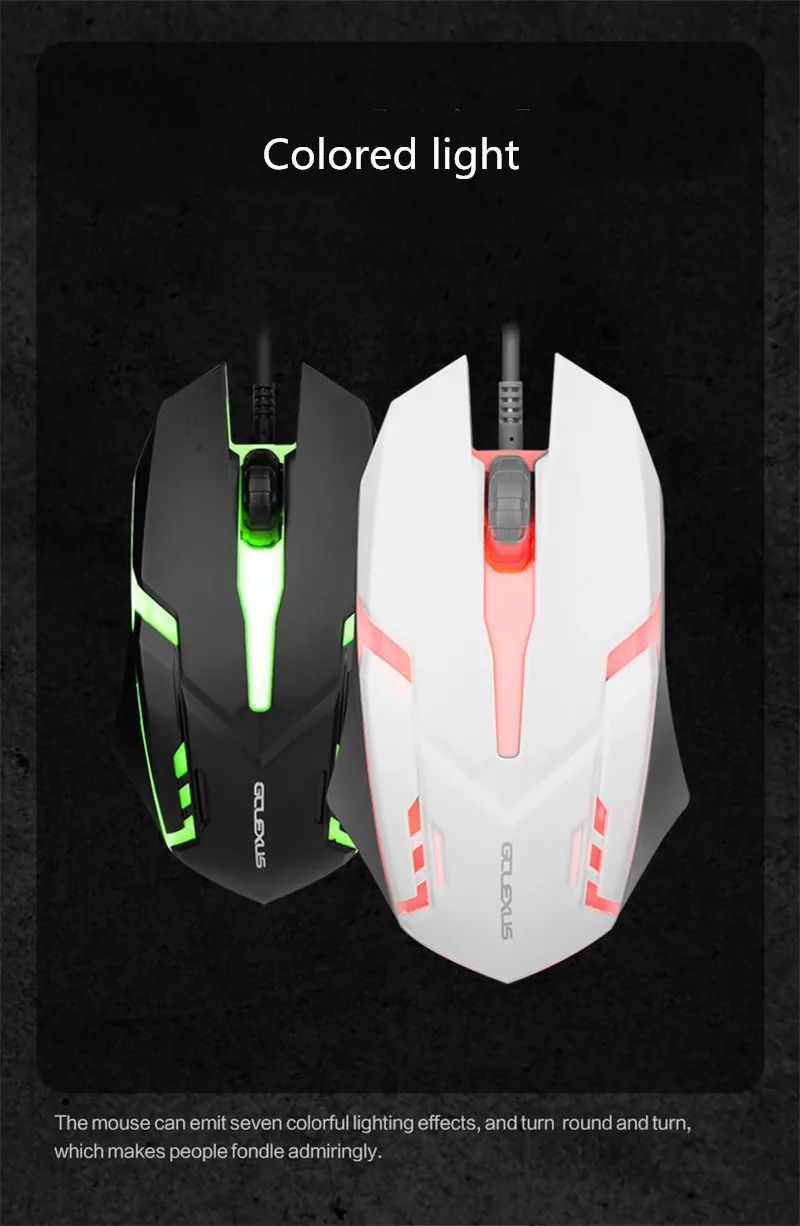 Gaming Keyboard Retro Round Glowing Backlit 3-Color