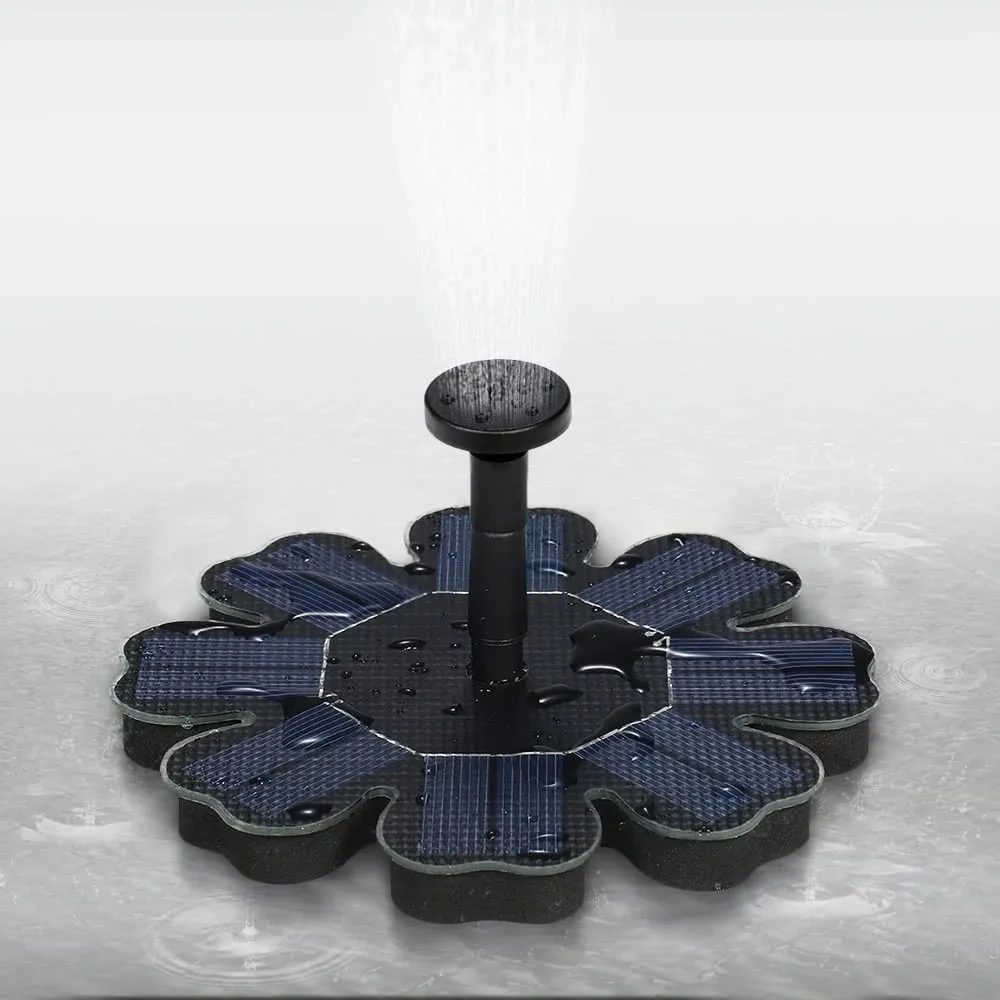 Солнечный насос плавающий фонтан воды для птичьей ванны Садовый пруд украшения 8 в 1,6 Вт солнечная панель набор с водяным насосом новая версия