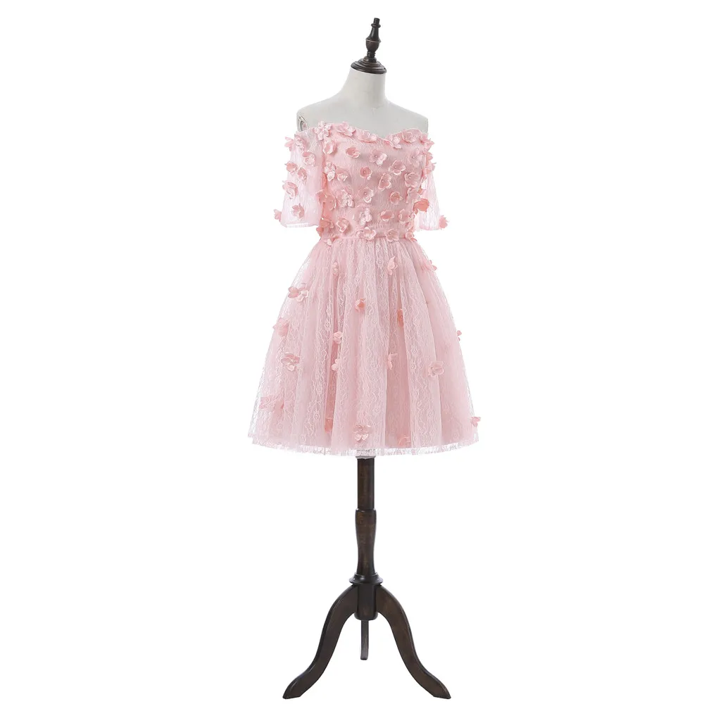 Rosa 2019 vestidos de baile a linha