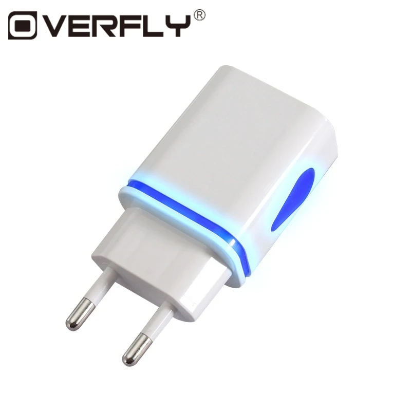 

Overfly Quick Charge Fast Mobile Phone Charger EU Plug Wall USB Charger Adapter for iPhone Samsung Xiaomi Huawei