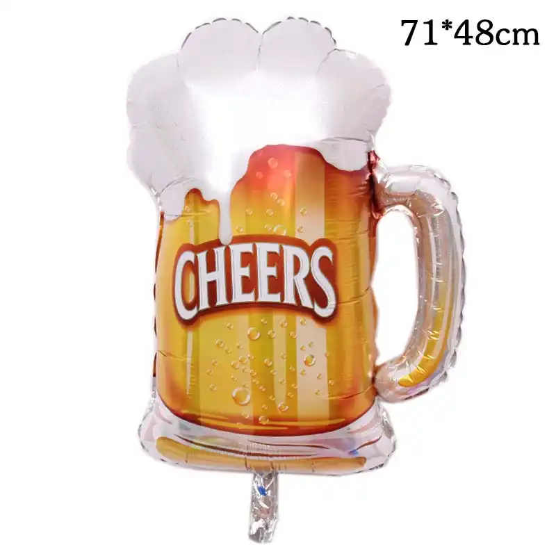 Grande Couronne D Or Whisky Tasse Biere Champagne Coupe Feuille Ballon Bar Joyeux Anniversaire Mariage Celebration Fete Decoration Ballons Aliexpress