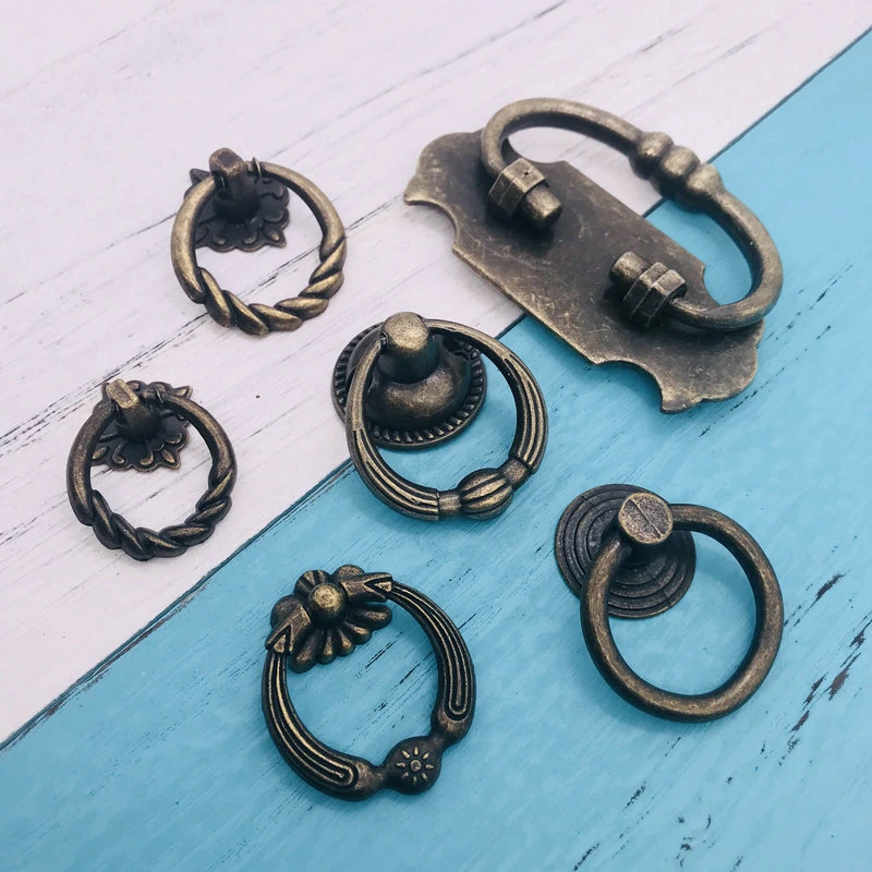 Retro Bronze Door Drawer Cabinet Ring Knob Cupboard Wardrobe Closet Handle Pulls Retro Bronze Door Drawer Cabinet Ring Knob Cupboard Wardrobe Closet Handle Pulls