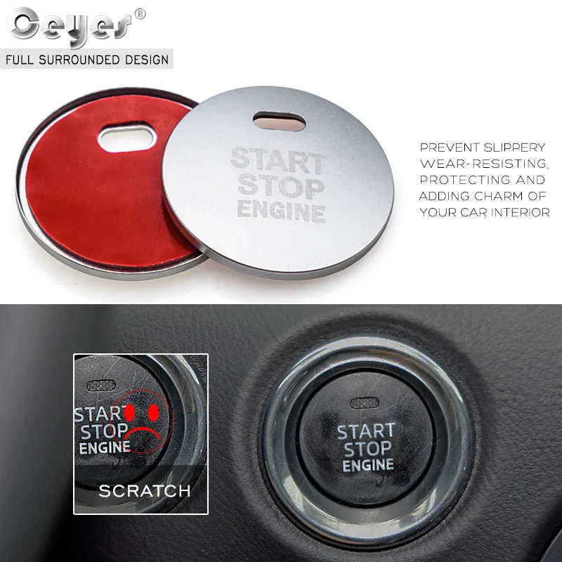 Car Start Engine Button Key Ring for MAZDA (30)
