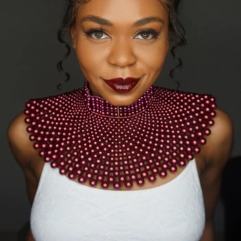 

Best lady Beads Fashion Women Choker Necklaces Multicolor Bohemain Handnade Statement Necklace Vintage Jewelry Gifts Wholesale