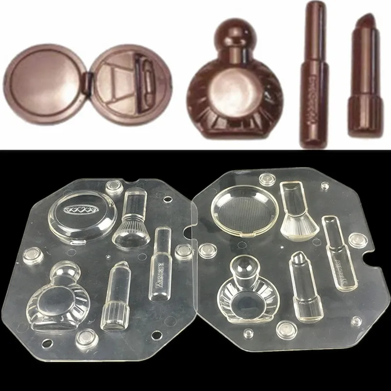 Valentine Special Gift 3D DIY Chocolate Molds Cosmetic Kit Shape