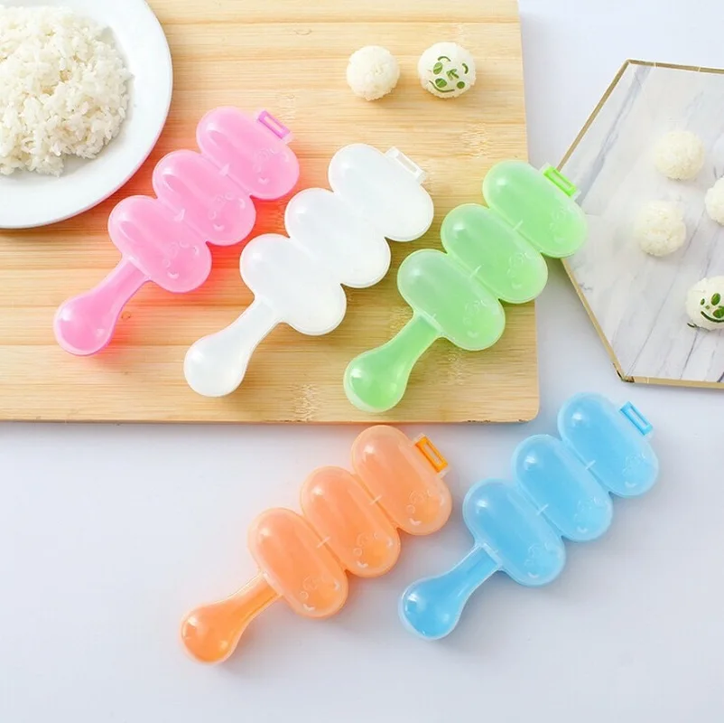 

1PC DIY Cute Mini Rice and Vegetable Roll Mold Meat Ball Maker Sushi Onigiri Tool Kitchen Gadgets Food Grade PP Material