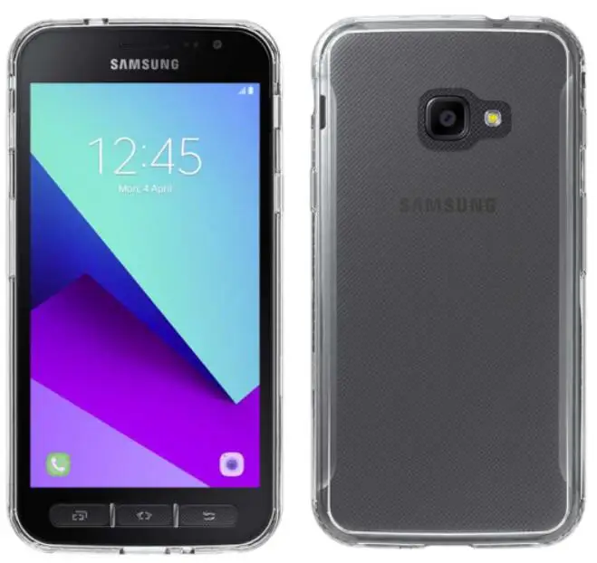 Прочный чехол для samsung Galaxy Xcover 4, чехол для samsung Xcover 4, ТПУ силиконовый бампер, жесткая прозрачная задняя крышка для samsung Xcover4 - Цвет: Transparent