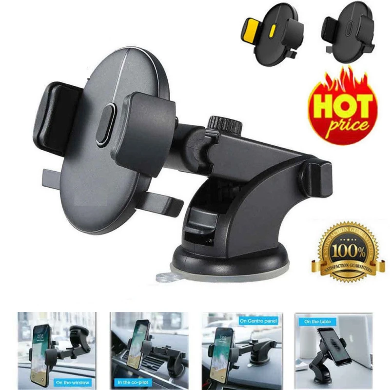 

ONEWELL Multi-Function Car Phone Holder Adsorption Vehicle Mounted Support Portable Mobile Phone Bracket