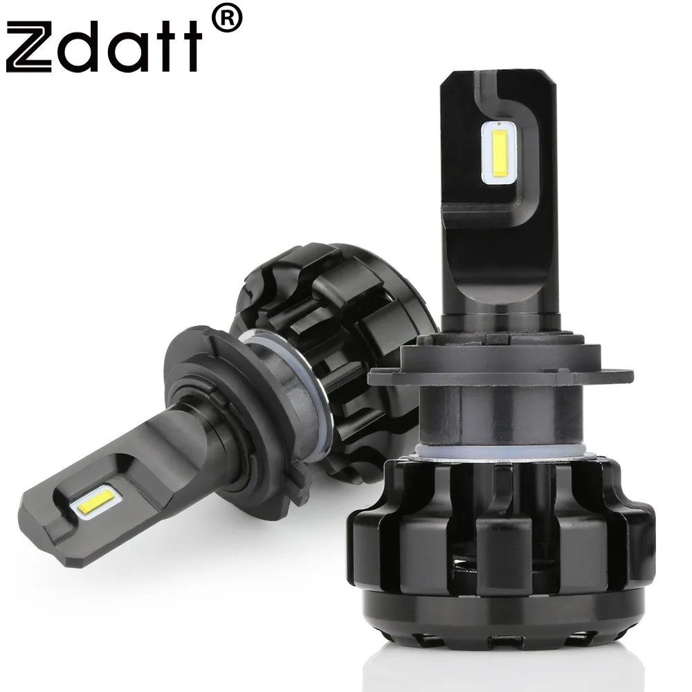 Zdatt 2Pcs Super Brgiht Car Led Light H1 H7 Led Bulb H8 H9 H11 9005 HB3 Headlights Canbus 100W 12000LM 12V Automobiles Zdatt 2Pcs Super Brgiht Car Led Light H1 H7 Led Bulb H8 H9 H11 9005 HB3 Headlights Canbus 100W 12000LM 12V Automobiles