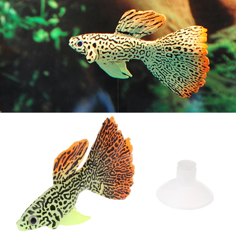 

Decor Goldfish Peacoak Jellyfish Aquarium Decoration Artificial Glowing Effect Glow in the dark Fish Tank Ornament
