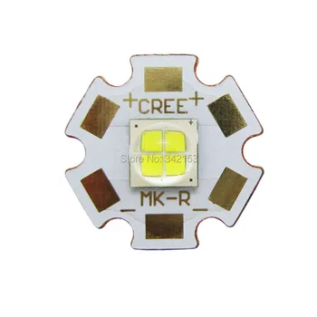 

Cree MKR MK-R H4 15W 6000K 1125LM White Led Emitter Light 12V 1.25A On 20MM Copper PCB For Car Headlight Downlight