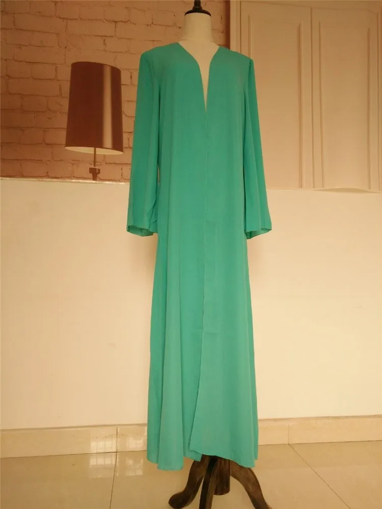 2018 Продвижение взрослых Повседневное ацетат мусульманская одежда Турецкая абайа Новый мусульманское платье кардиган халаты Арабская