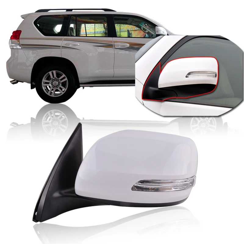 

CAPQX Hight Quality Auto Electric Folding Rear View Mirror 87940-60D40 For LAND CRIUS PRADO 2700 4000 LC150 GRJ150 9 Wire