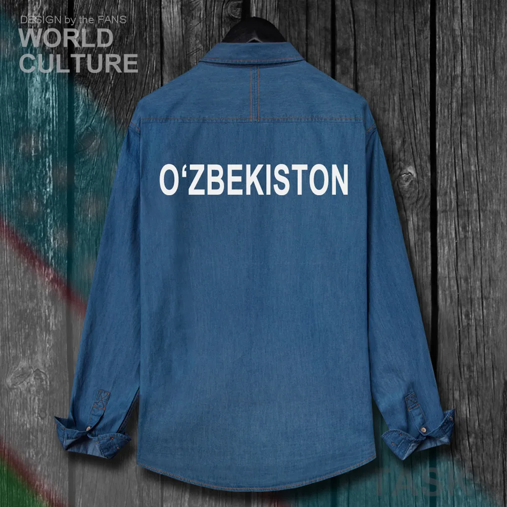 Узбекский УЗБ О 'zbekiston узбекский стиль мужская одежда осенние джинсы рубашка