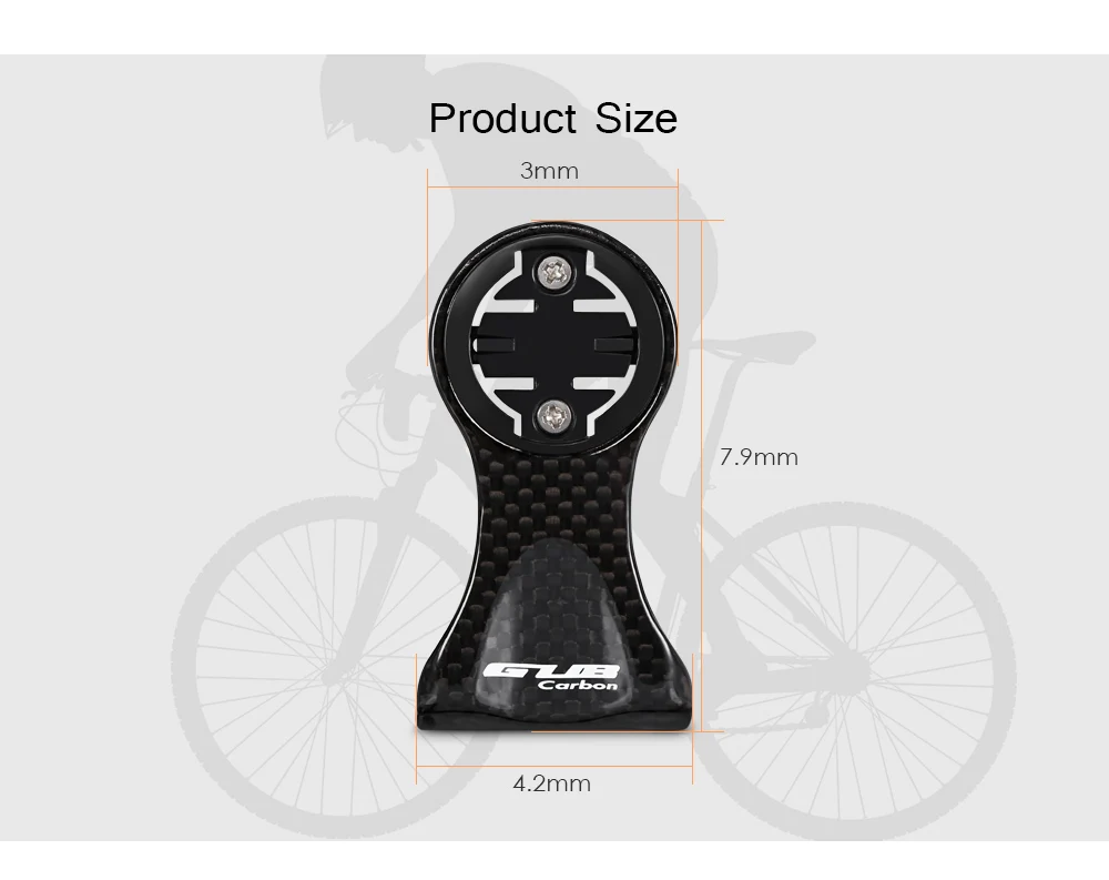 GUB 693 Carbon Fiber Bike Computer Mount Bicycle Handle