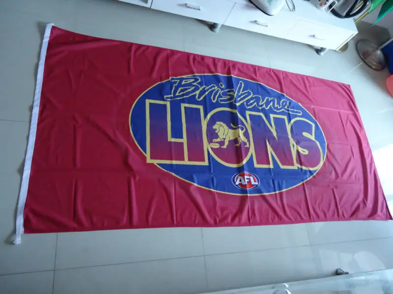 Free Shipping Brisbane Lions Logo Flag Brisbane Lions Logo