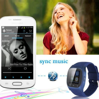 

Time Owner M26+ Bluetooth Clock Smart Watch Android Sync Notification Sleep Monitor Anti-lost Smartwatch for Samsung Xiaomi