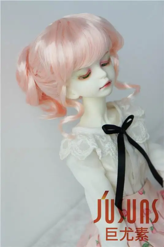 JD261 1/4 MSD химическое мохер кукла парики Updo стиль BJD волос 7-8 дюймов BJD парики