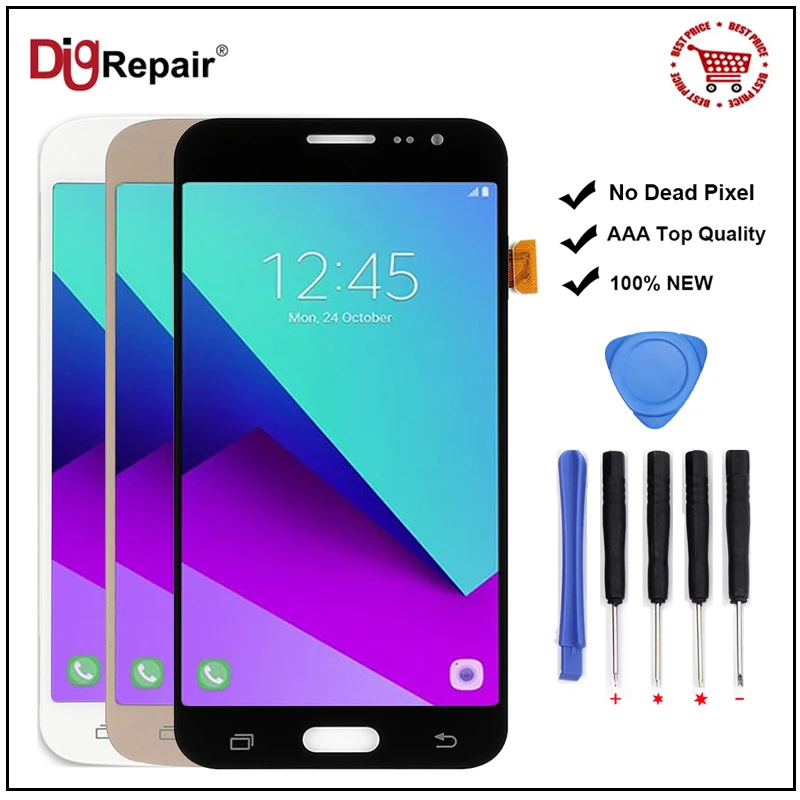 Для Samsung Galaxy J2 2016 ЖК J210 J210F дисплей сенсорный экран дигитайзер замена J120F для