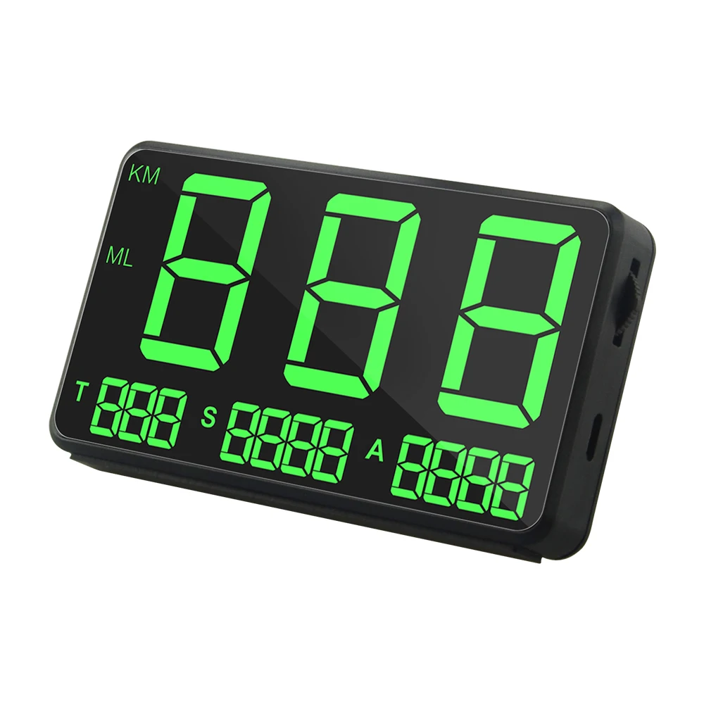 

C80 GPS HUD full HD screen heads up display for universal car or motorcycle Overspeed Alarm Altitude display HUD
