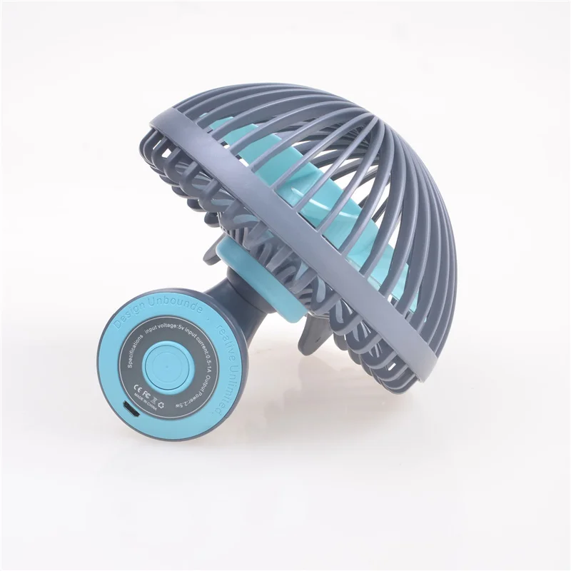 

USB Mini Handheld Fan Ultra-quiet Portable Fan Small Mushroom Shape Desktop Office Home Quiet Fans Blades Creative Home