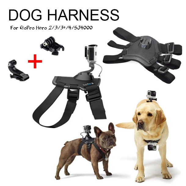 新しい ゴープロアクセサリー移動プロ用フェッチ マウント犬ハーネス犬胸の豊か な スト ラップ マウント用の Gopro ヒーロー 4 2 3 3 Sj4000 スポーツ カメラ Accessories Hook Accessories Flagsaccessories Jack Aliexpress