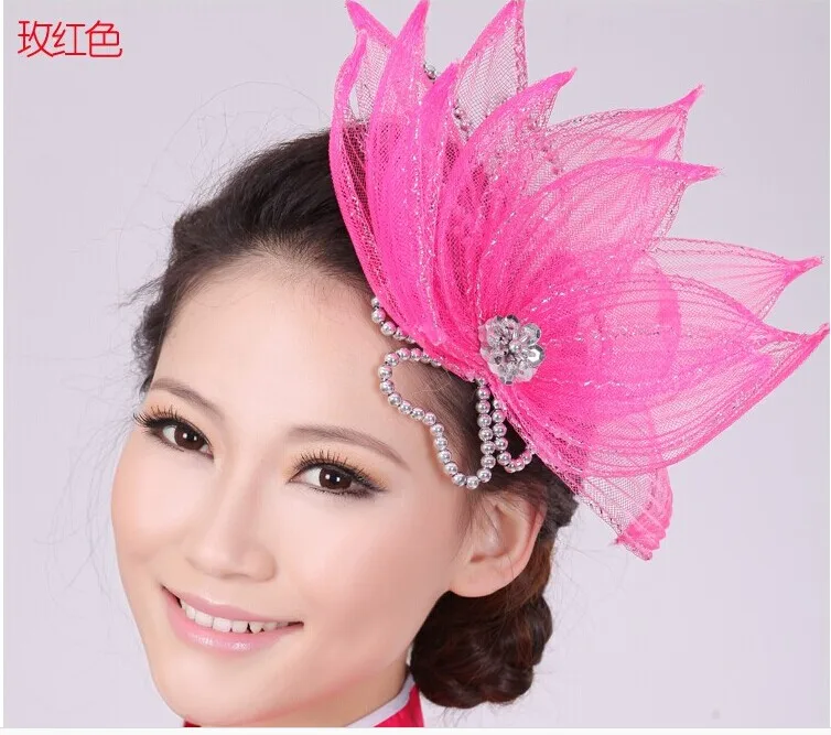 

Dance Clothes Decoration Fan Dance Yangge Costume Accessory Hair Accessory