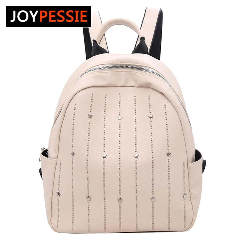 Joypessie, женский рюкзак для девочек, модная сумка через плечо для женщин, повседневная сумка из искусственной кожи, женский рюкзак