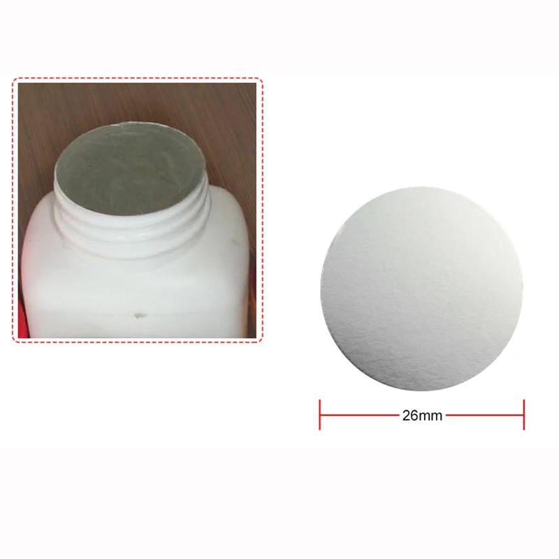 78mm Laminated Plastic Foil Bottle Lid Induction Sealer Cap Liners