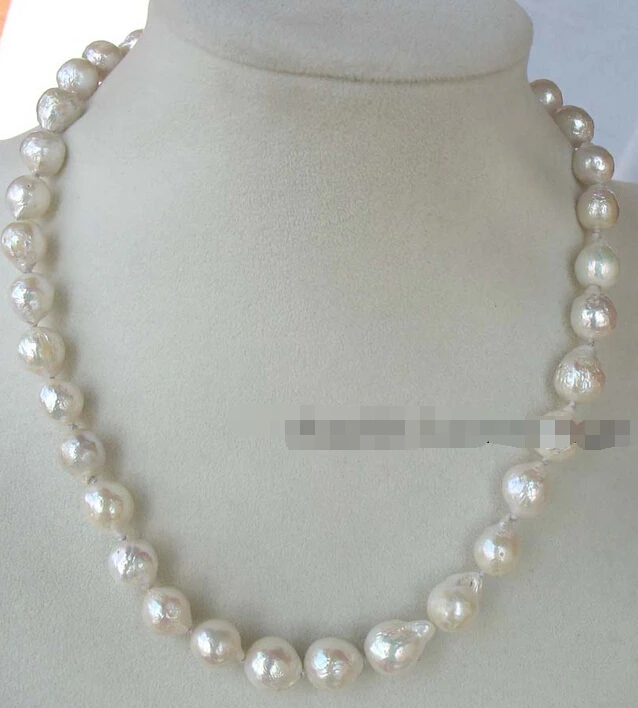 

freshwater pearl reborn keshi white necklace 17
