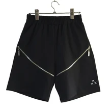 Мужские шорты длина выпрямленного колена шорты с застежкой "молния" плюс Джоггеры мужские s Модные шорты хип-хоп тренировки бермуды Para Ho мужские s Gasp S6T26