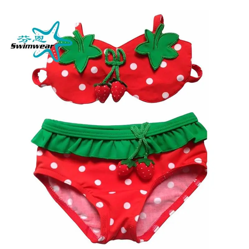 Baby Girl Kids Hat+Bra+Shorts Swimsuit Bikini Swimwear Bathing Suit Set Clothes